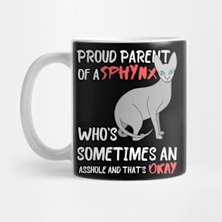 Proud Parents of Sphynx Pet Cat Mug